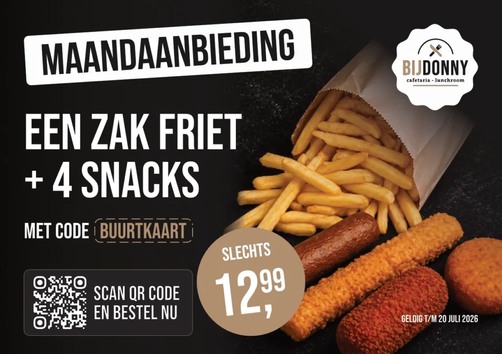 Cafetaria lunchroom bij Donny advertentie